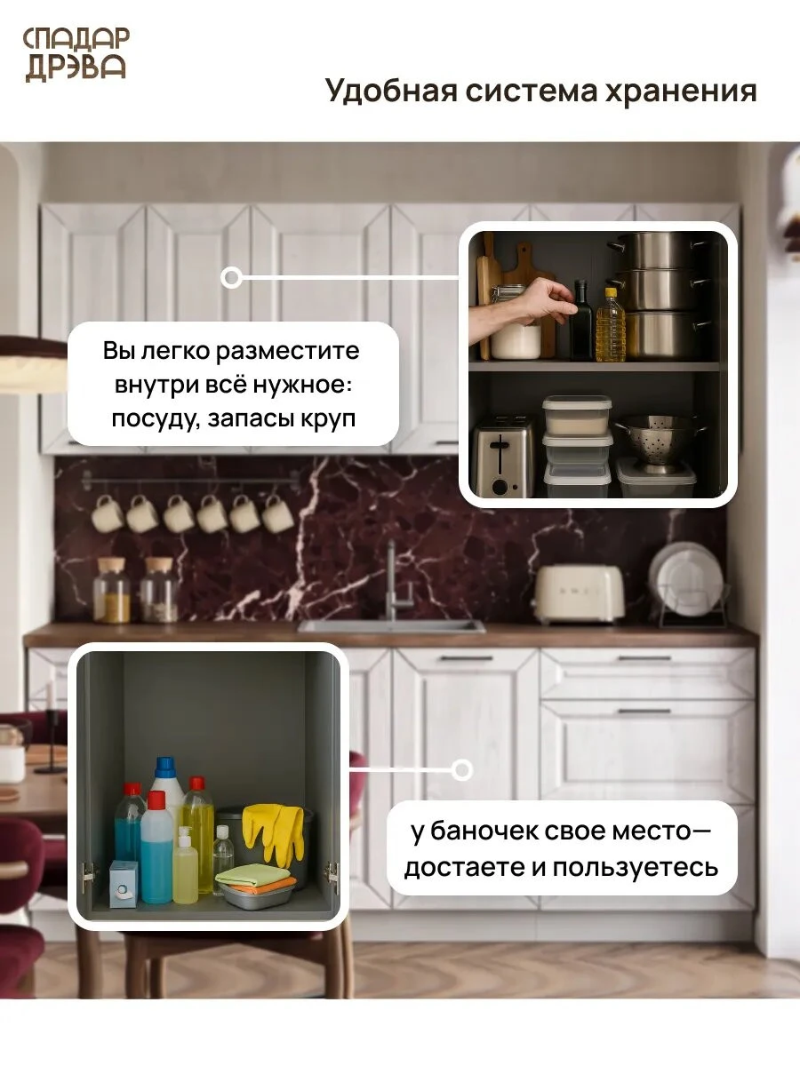 Кухонный гарнитур комплект готовый 2 м